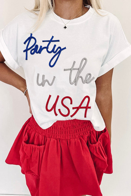White Party in the USA Graphic T Shirt